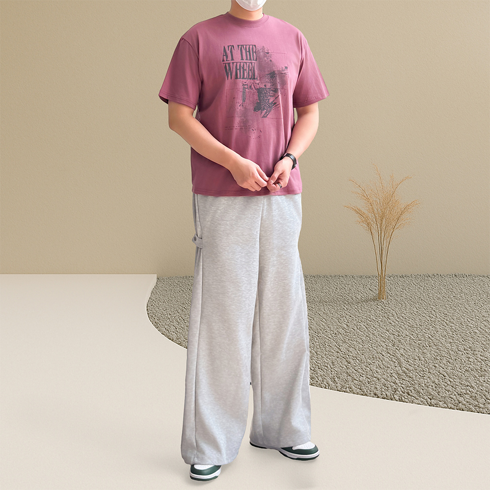 스웻팬츠 통큰바지 남자벌룬팬츠 - 상세 이미지 2