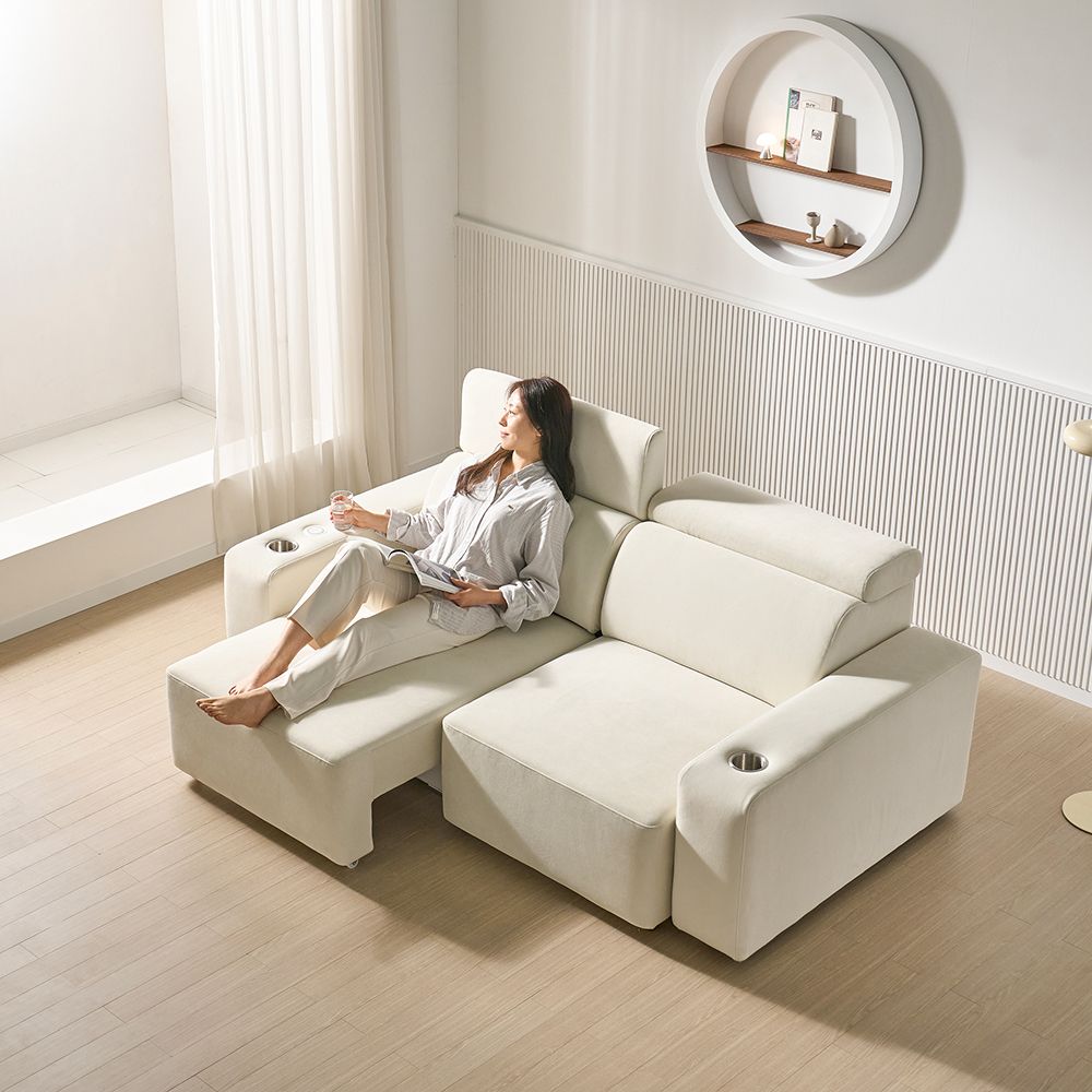 소아르 리클라이너 3인 소파 슬라이딩 모션 무빙 쇼파