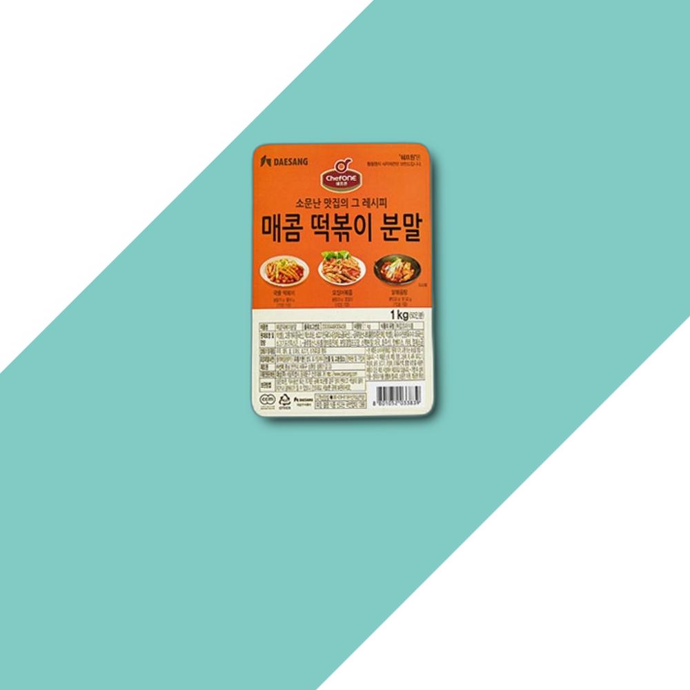 쉐프원 매콤 떡볶이 분말 1kg 쉐프원 매콤떡볶이 떡볶이... 떡볶이분말대용량 떡볶이분말 요리분말 간편요리 즉석식품 : 위너트레이딩