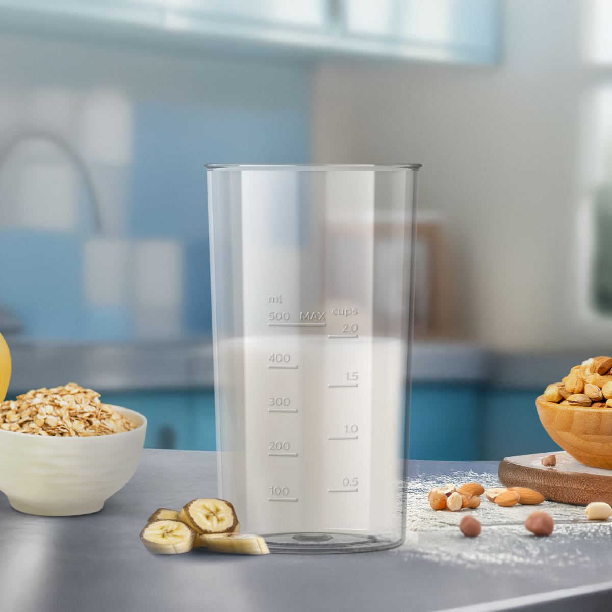 필립스 3000 시리즈 핸드블렌더 비커 구성 HR2520/00 화이트