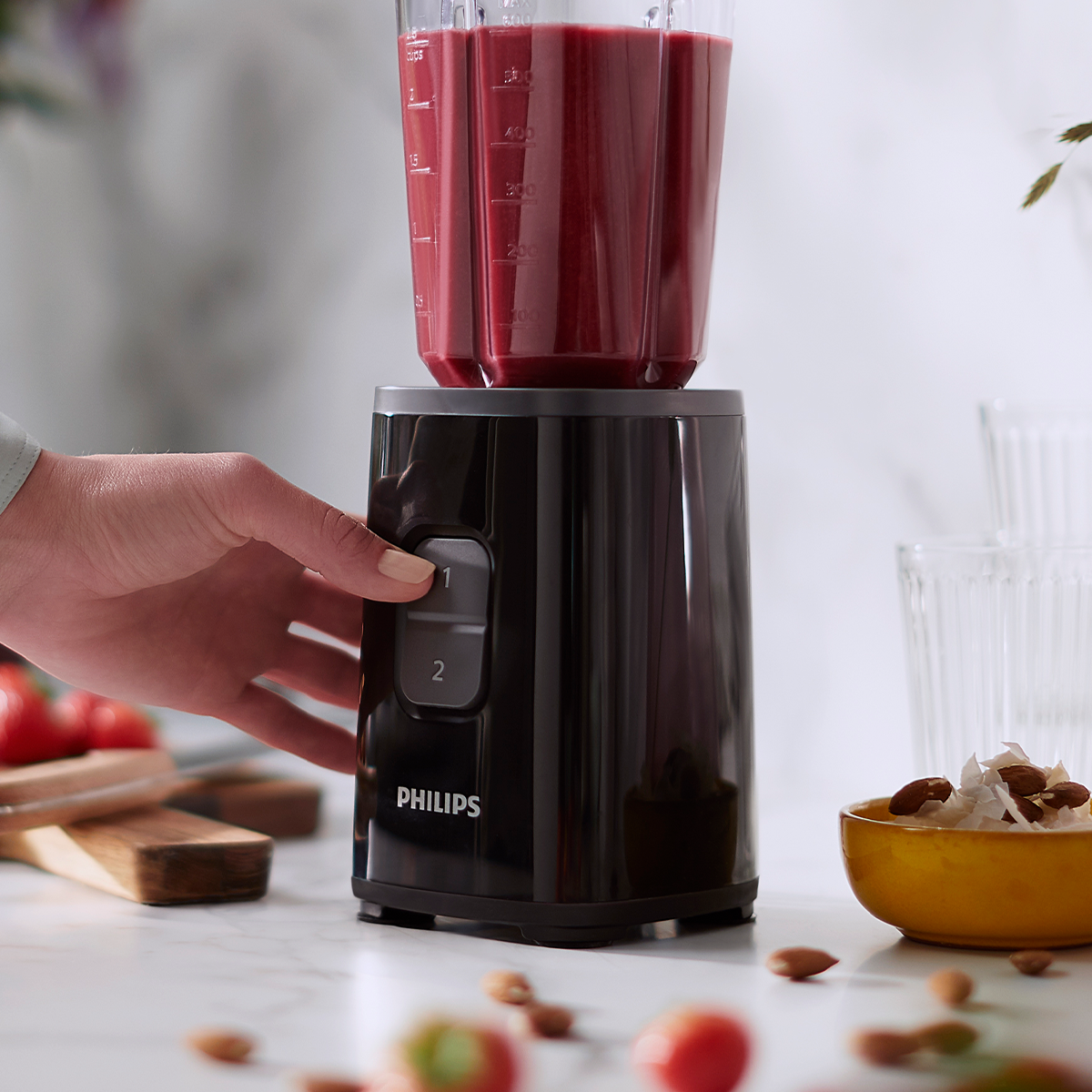 필립스 미니 소형 블렌더/믹서기 텀블러 다지기 추가 구성 HR2603/90