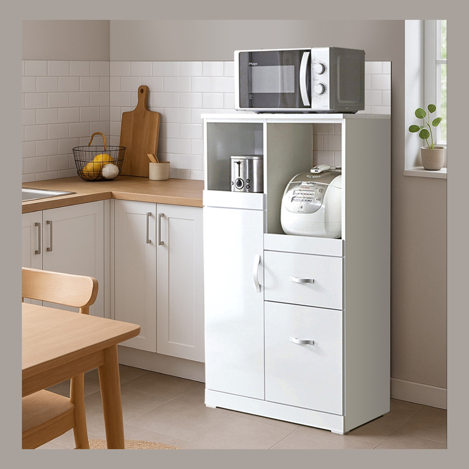 다기능 수납장 렌지대 콤보 렌지대