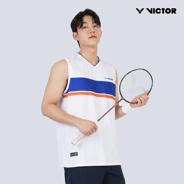 빅터 VICTOR 아울렛 Flex Pro Sleeveless 남성 민소매 25BGW100M 배드민턴 탁구 스쿼시 스포츠웨어 - 상세 이미지 2