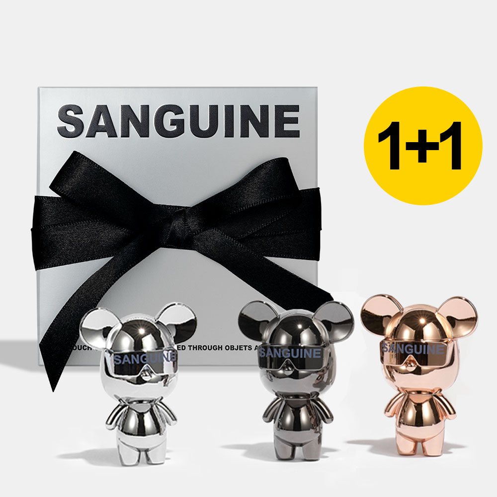 생귄 센스있는 선물 추천 명품 곰돌이 차량용 방향제 더블팩 새차선물