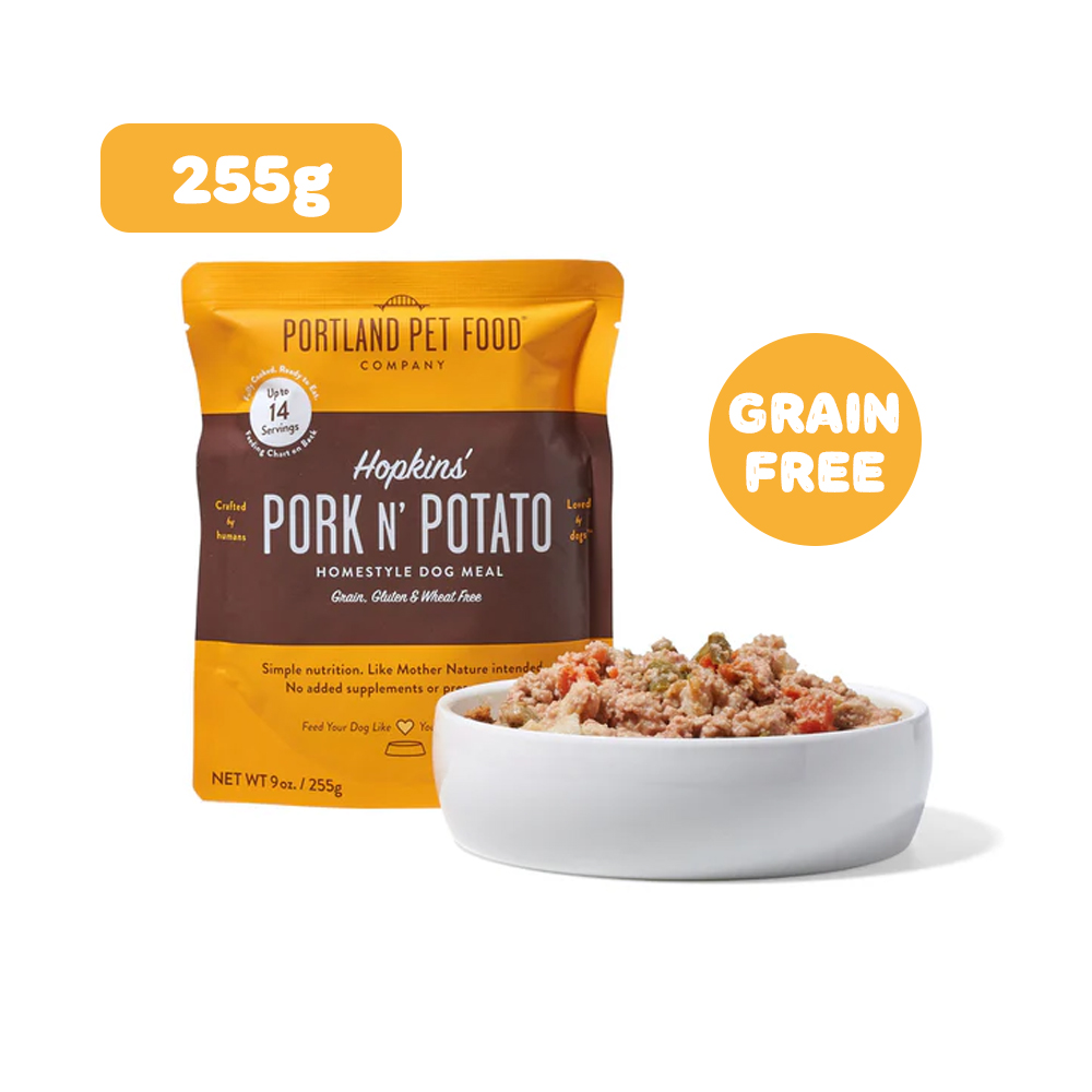 포틀랜드펫푸드 강아지 화식 자연식 생식사료 건강식 애견습식 돼지고기, 255g, 1개 - 상품 이미지