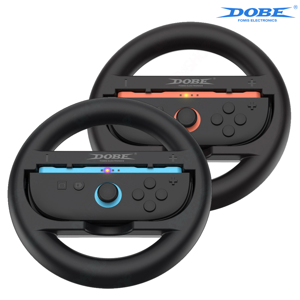 닌텐도 스위치2 핸들 조이콘2 마리오카트 레이싱휠 DOBE 원형 2P세트