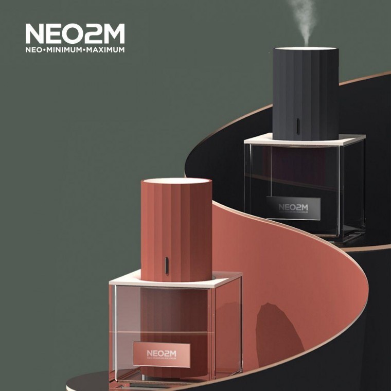 NEO2M 미니 초음파 가습기 H3 간편세척 무드등 : o디자인하이