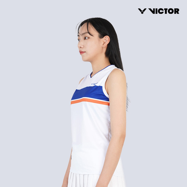 빅터 VICTOR 아울렛 Flex Pro Sleeveless 여성 민소매 25BGW100F 배드민턴 탁구 스쿼시 스포츠웨어 - 상세 이미지 3