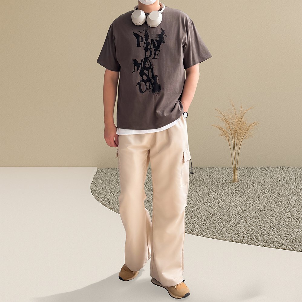 1+1 파라슈트팬츠 남자카고팬츠 여름조거팬츠 - 상세 이미지 3