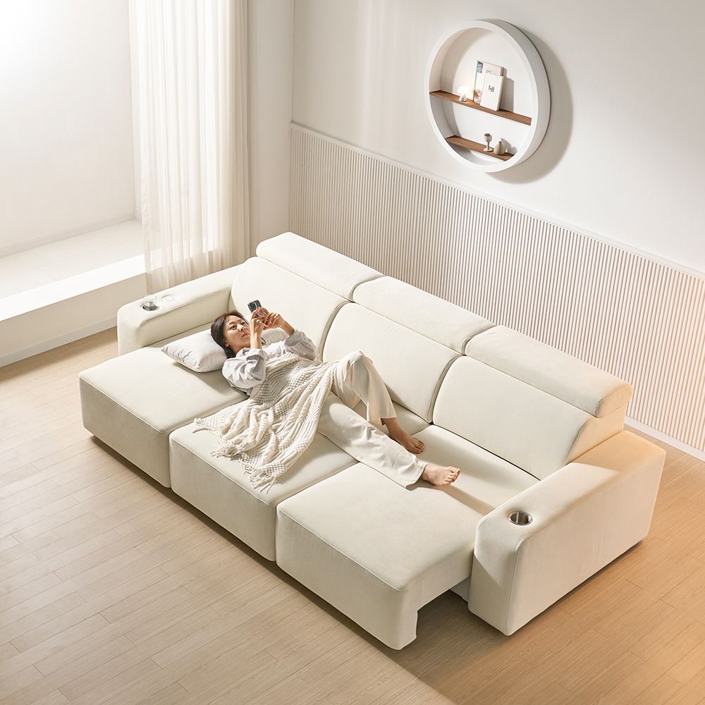 소아르 리클라이너 4인 소파 슬라이딩 모션 무빙 쇼파