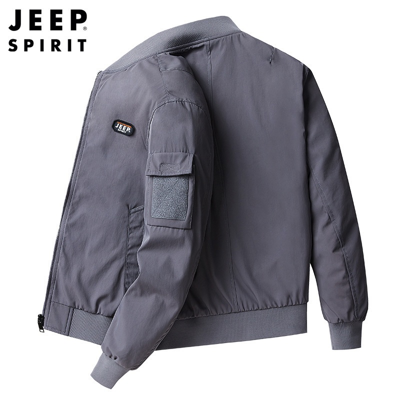 JEEP SPIRIT 남성 항공 점퍼 자켓 야상 작업복 봄 바람막이 - 상세 이미지 3