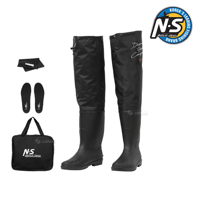 NS 2025 엔에스 낚시 장화 민물 무릎장화 계류 배스장화 - 상품 이미지