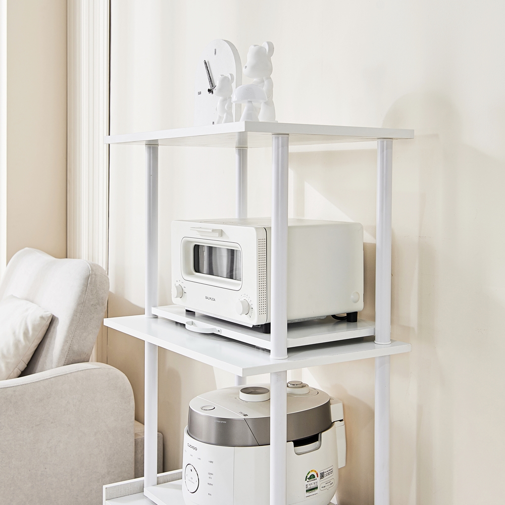 미넬로 렌지대수납장 밥솥선반 밥솥레일 전자렌지 다이 거치대