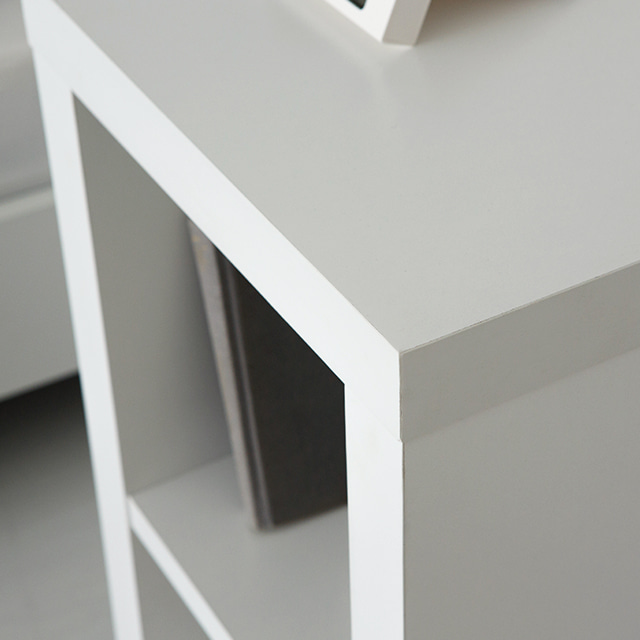 STANDOT 콘솔사이드 4040H75 400x400x750mm, 2단, 화이트 9690.2465 - 상세 이미지 2