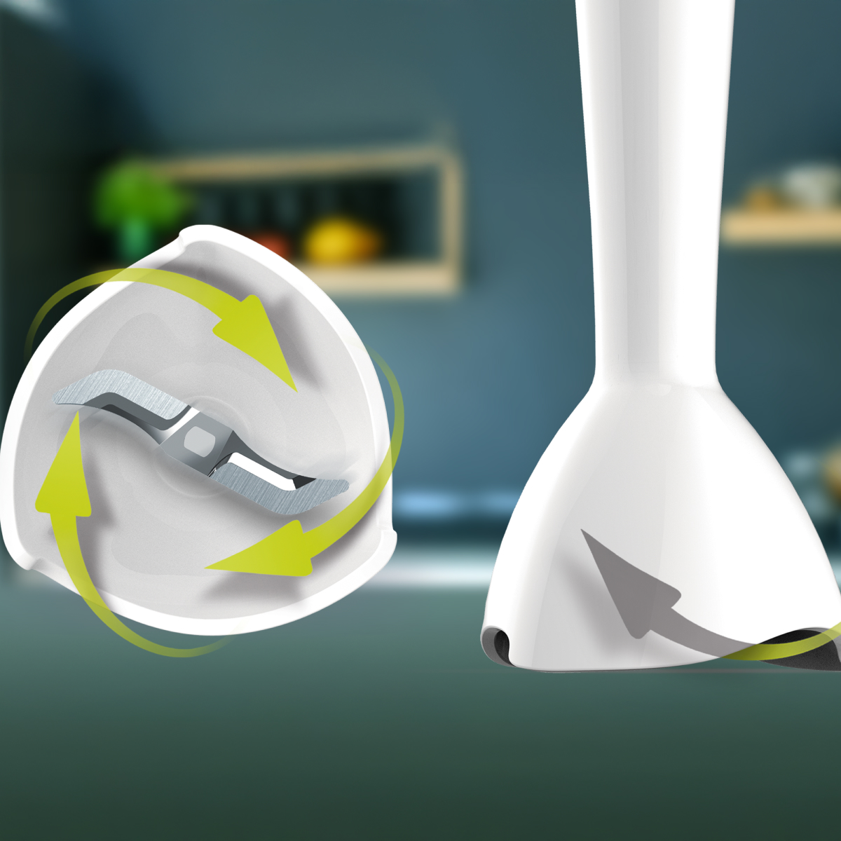 필립스 3000 시리즈 핸드블렌더 비커 구성 HR2520/00 화이트