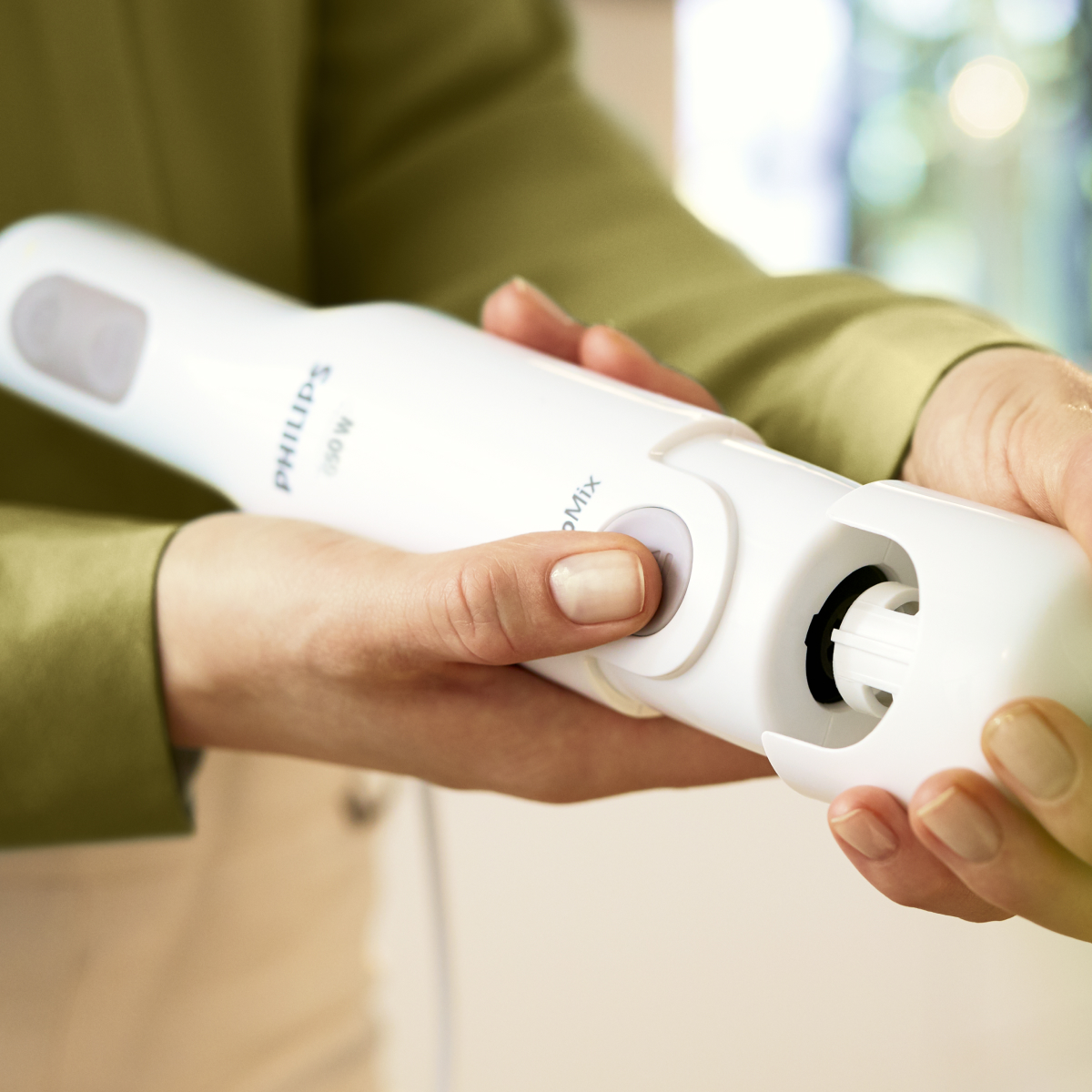 필립스 데일리 핸드 블렌더 다지기 거품기 비커 구성 HR2533/00 화이트