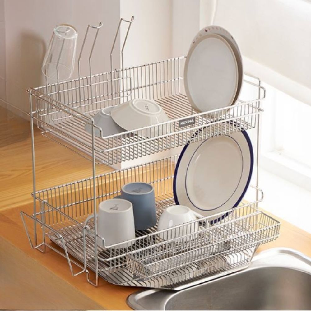 올스텐 2단 대형 식기건조대 풀세트