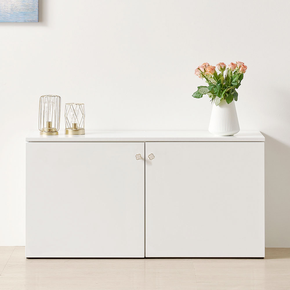 우탄 높은 티비다이 원룸 낮은 거실장 안방 미니 TV 선반 수납 2단