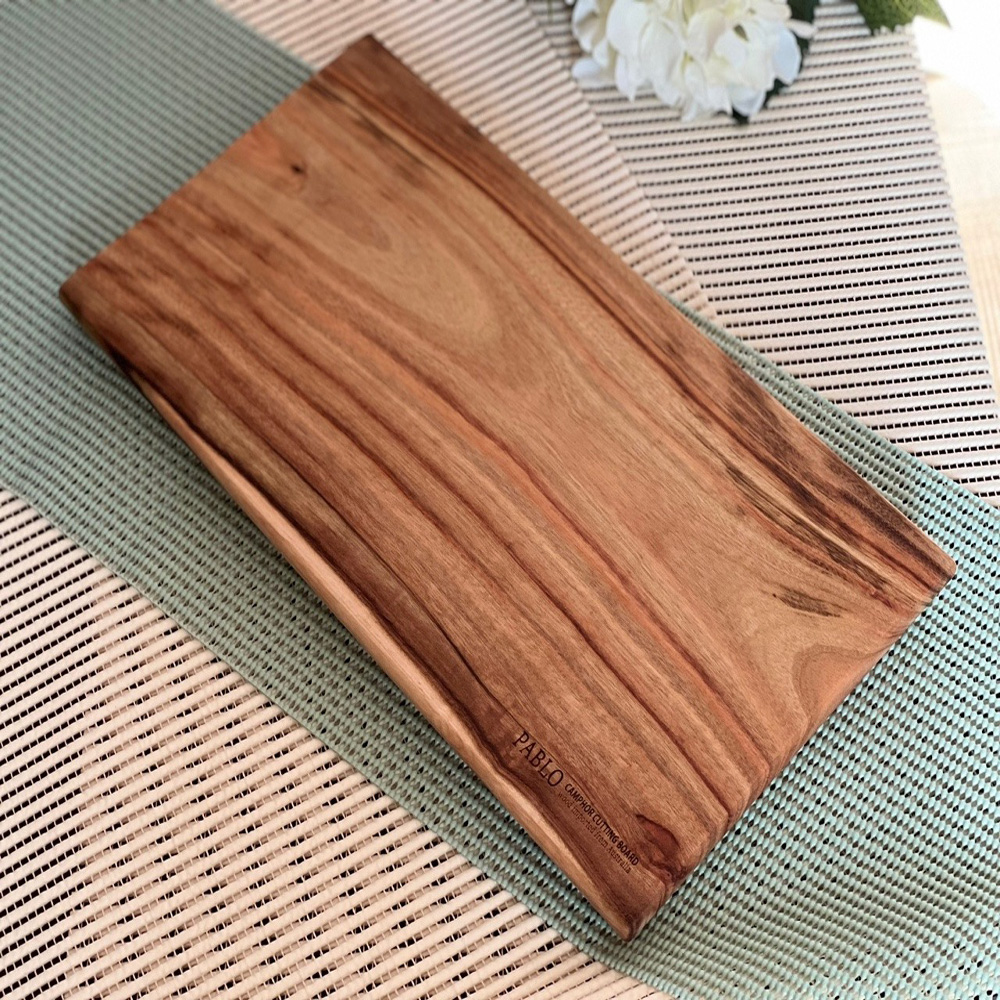 파블로 나무도마 원목 대형 플레이팅 46x28cm, 캄포 이미지 6