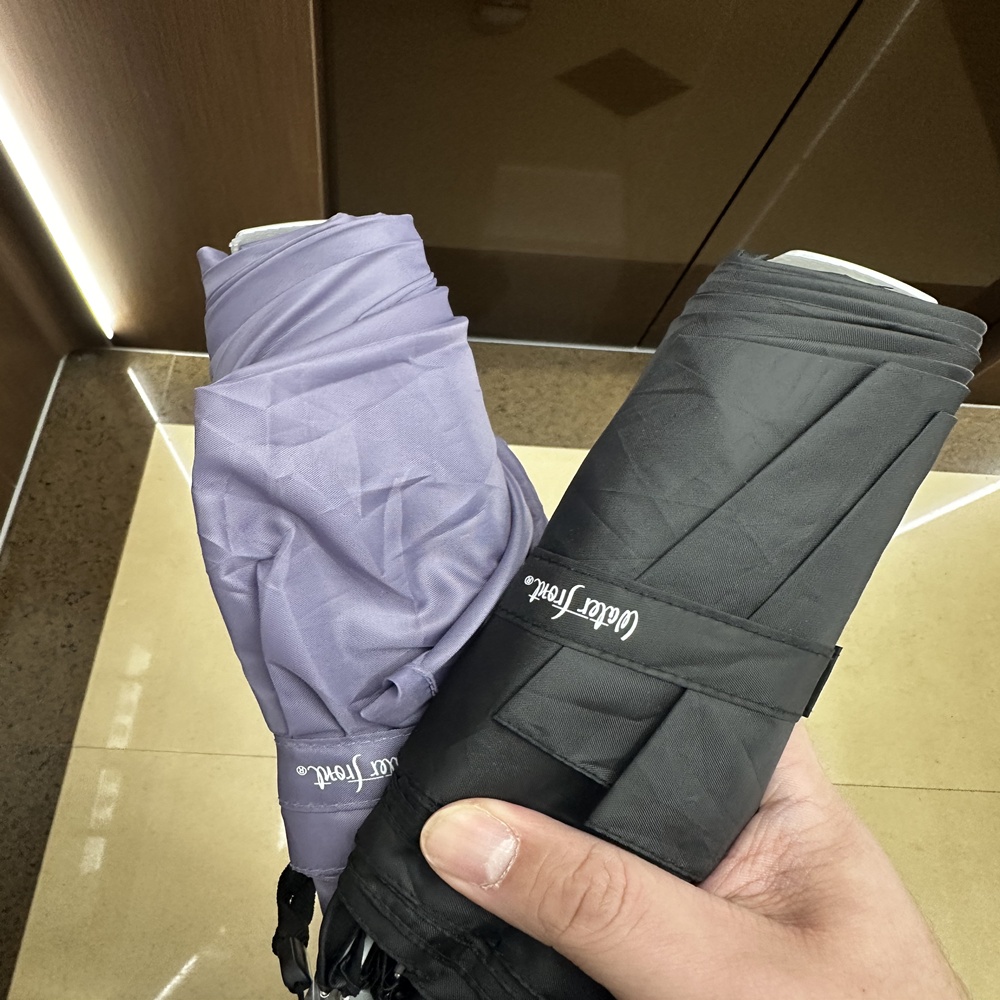 워터프론트 경량 자외선차단 3단 무지 우산 양산 우양산 - 상세 이미지 5