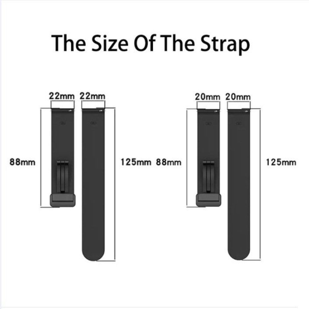 QCY 액티브 GX GS 22mm 스트랩 밀라노 메탈 자섹 버클 밴드 - 상세 이미지 4
