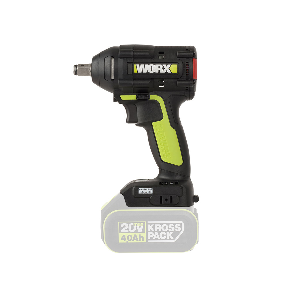 웍스 충전 임팩 렌치 베어툴 20V 12.7mm BL WU279.9 임팩트 - 상세 이미지 2
