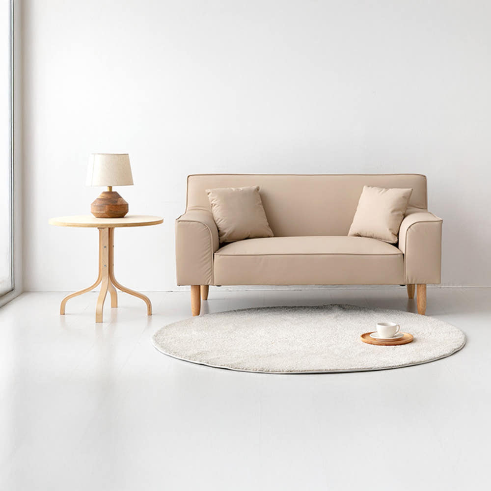 티볼리 소파 2인 1645 PU 블랙 8514.4792, 2인용