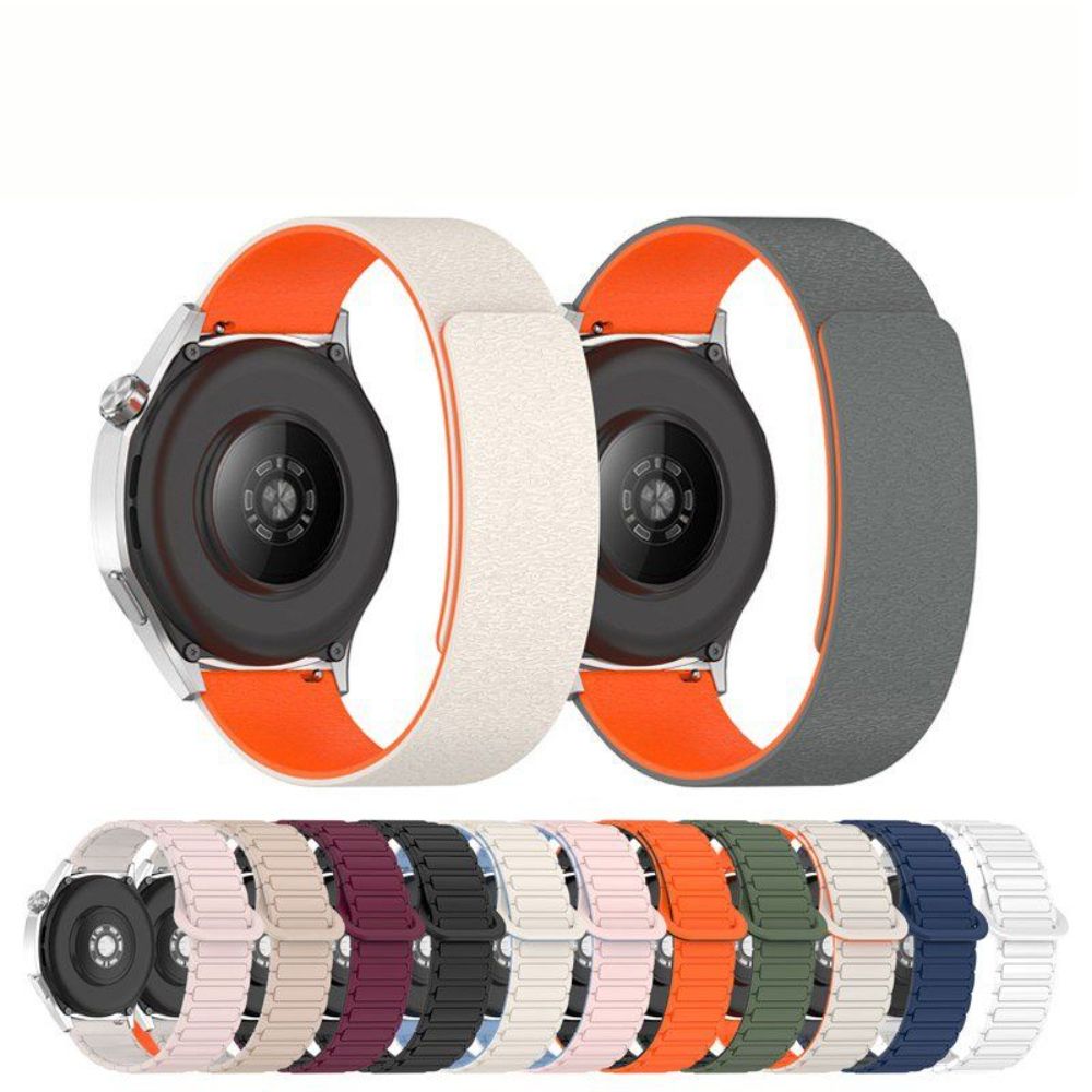 QCY 액티브 GX GS 22mm 스트랩 실리콘 2컬러 마그네틱 밴드 - 상품 이미지