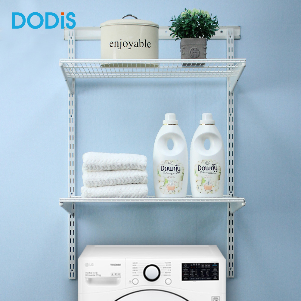 바트 세탁실선반 벽선반 틈새 수납 다용도실 세탁기 정리대 베란다 벽걸이 600x300