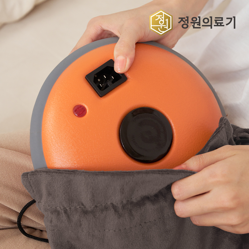 황토 온열 찜질기 세라믹 돌 원적외선 배 허리 복부 복대 건강 생리통 충전식 전기 찜질팩