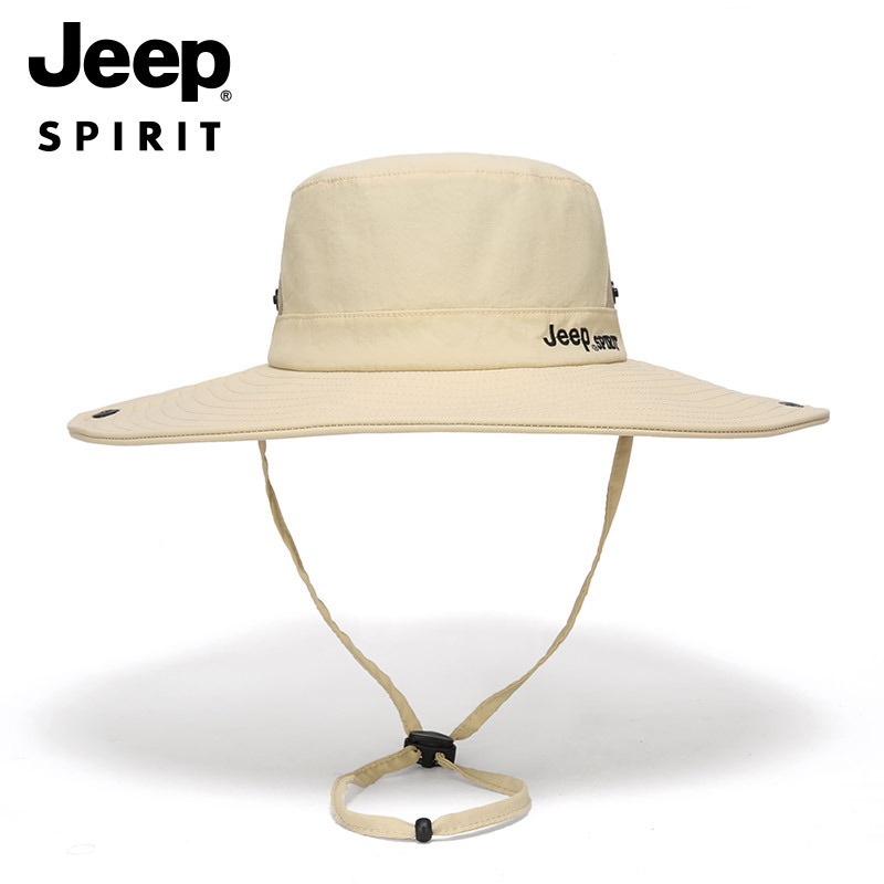 JEEP 지프 챙넓은 벙거지 모자 여름 남자 캠핑 등산 모자 - 상세 이미지 2