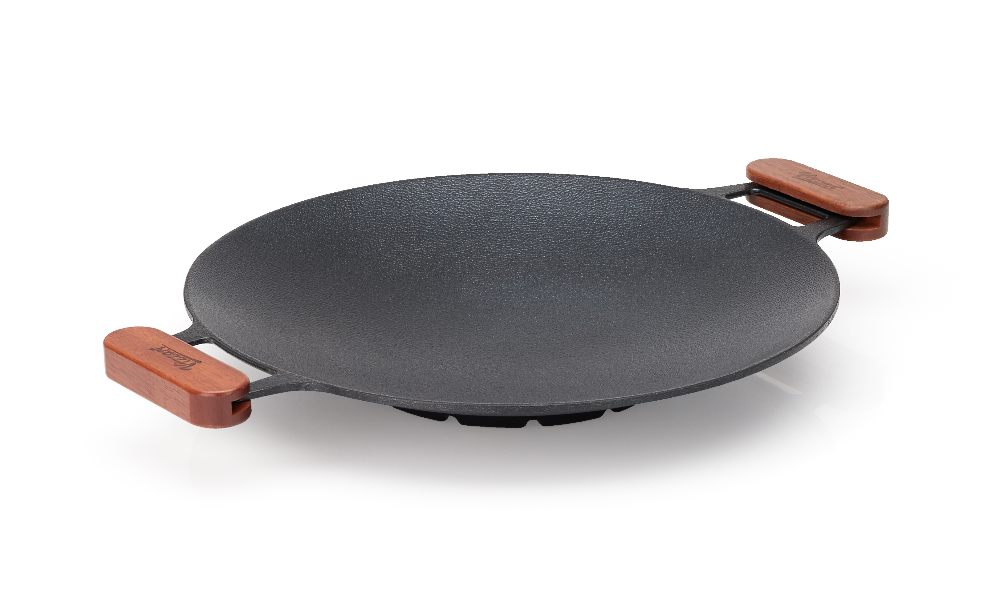 비자트 세라믹 깊은 캠핑 그리들 국산 바베큐 불판 구이 팬 캠핑용품 가방포함 33cm 블랙