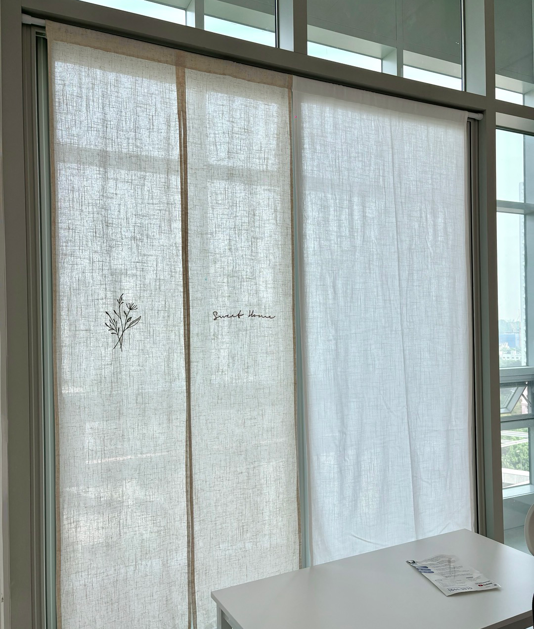 주문제작 가림막커튼 노렌 가리개커튼 창문 현관 중문 주방 미니 선반 책장 방문 광목 벨크로