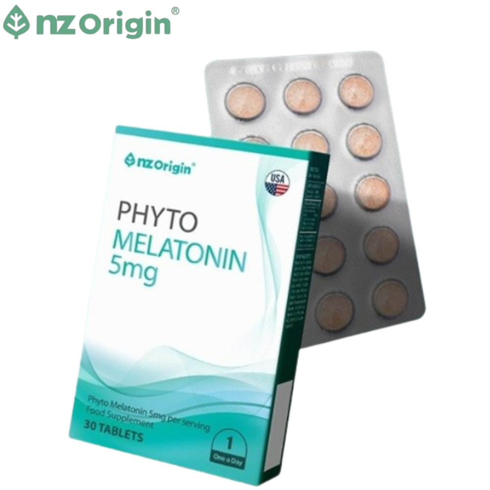 엔젯오리진 식물성 멜라토닌 5mg 30정 1박스 1개월 고함량 L 트립토판 테아닌 수면건강 - 메인 이미지