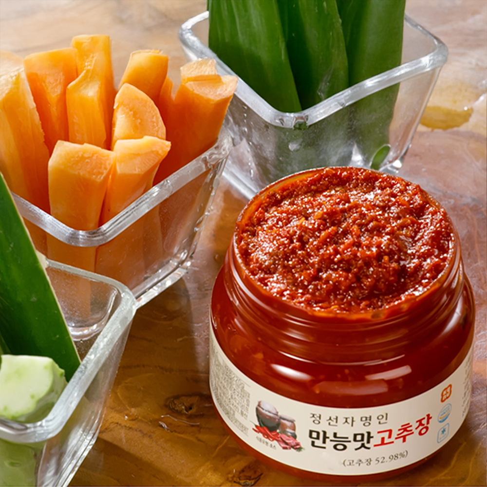 정선자 명인 소고기 만능 고추장 250g 5통 맛있는 손맛 전통 한식 볶음 고추장 - 상세 이미지 4