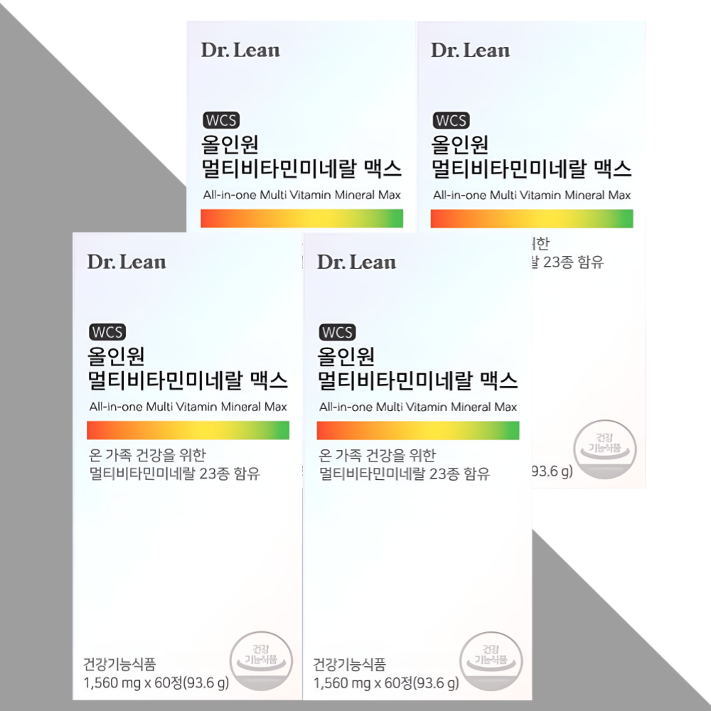 닥터린 올인원 멀티비타민 앤 미네랄 맥스 종합비타민 60정X4박스 - 상세 이미지 5