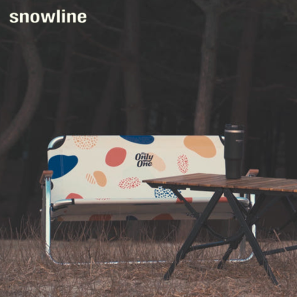 스노우라인 폴딩벤치 페블 와이드 캠핑 체어