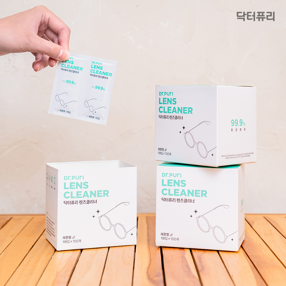 닥터퓨리 렌즈클리너, 렌즈클리너 후기, 안경닦이 추천, 휴대폰 액정 클리너, 닥터퓨리 렌즈클리너 100매