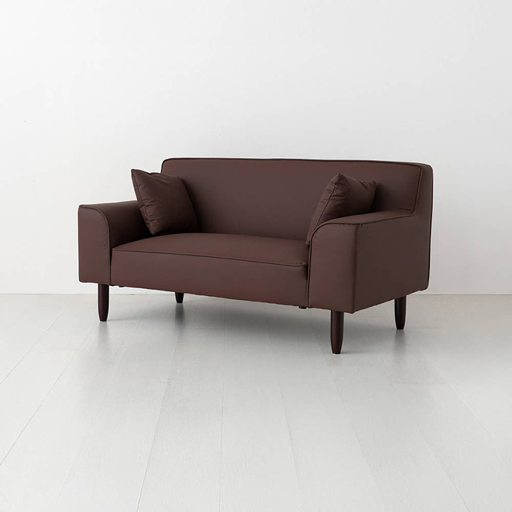 티볼리 소파 2인 1645 PU 블랙 8514.4792, 2인용