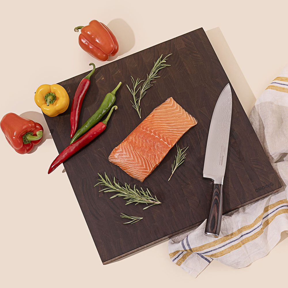 [본사직영] 오리지니크 도마 나무 엔드그레인 원목 플레이팅 월넛도마 - 상세 이미지 4