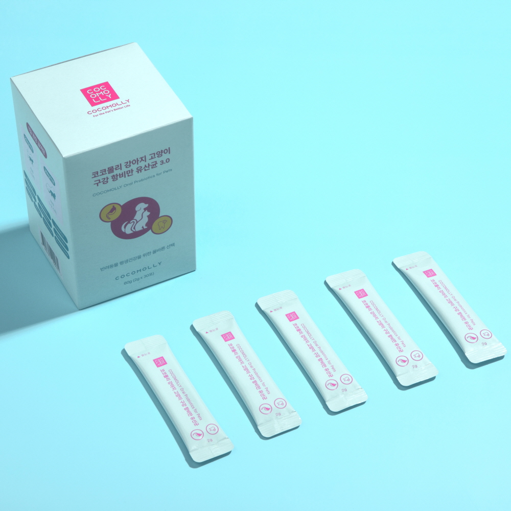 코코몰리 강아지 고양이 영양제 설사 변비 입냄새 구강 비만 유산균 프로바이오틱스 - 상세 이미지 4