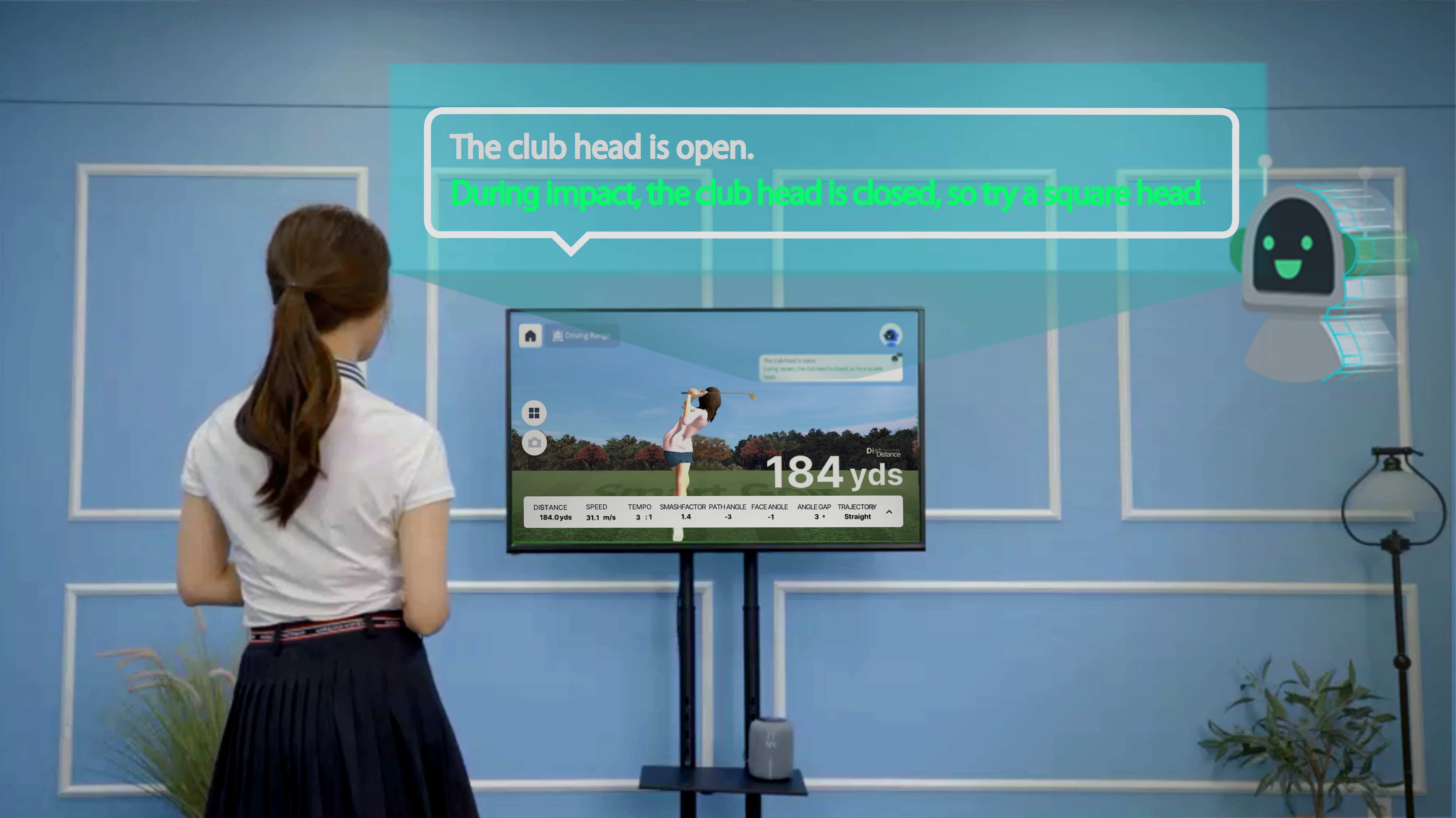 SMARTGOLF AIX, 스마트골프, 가정용 골프 스윙연습기, AI 스윙 분석 코칭 이미지 7