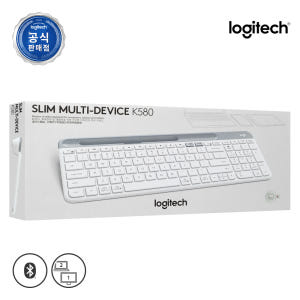 로지텍 코리아 K580 슬림 블루투스 무선 키보드 퓨어 화이트, 팬터그래... 개봉기 | 실사용 후기 - 상품 이미지 2