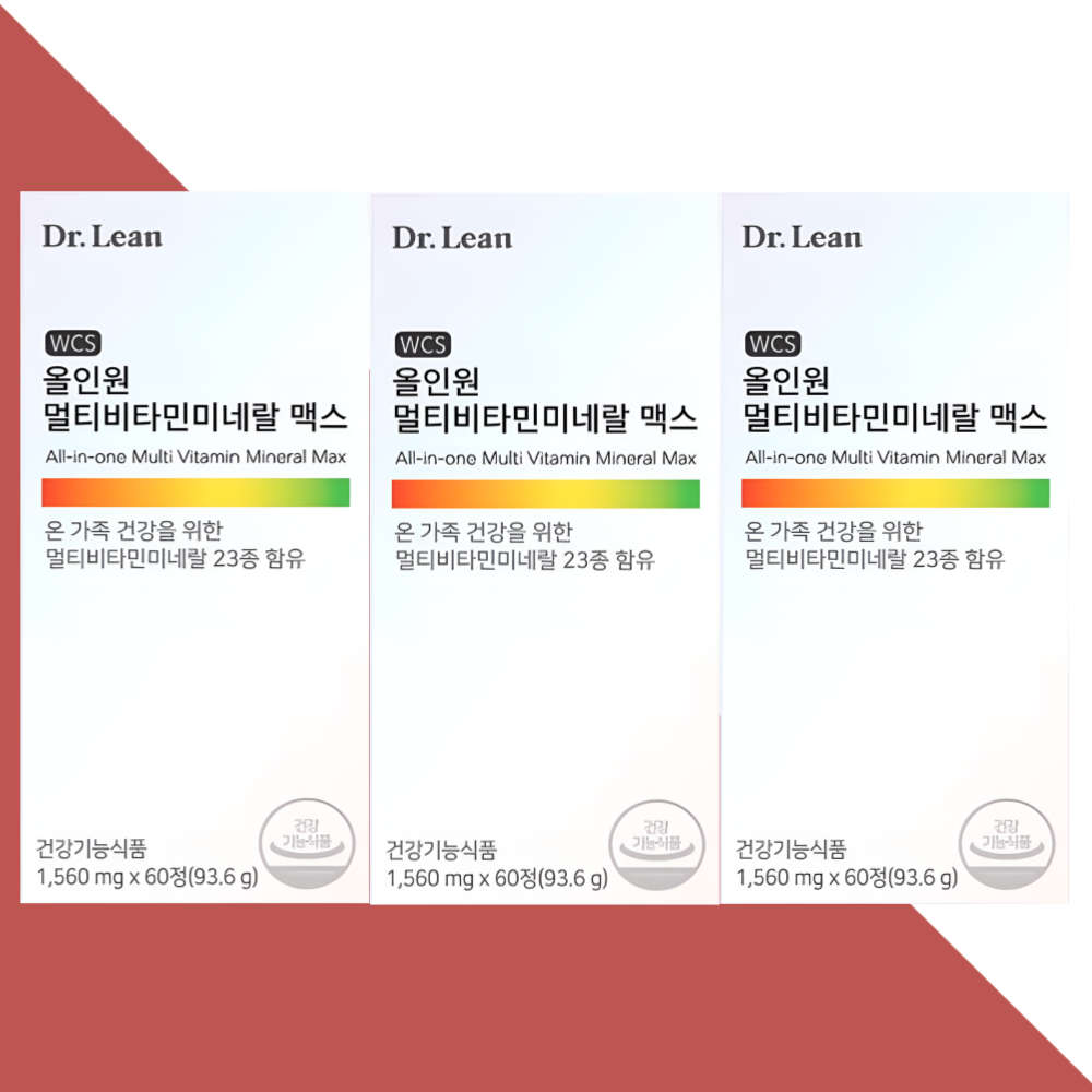 닥터린 올인원 멀티비타민 앤 미네랄 맥스 종합비타민 60정X3박스 - 상세 이미지 5
