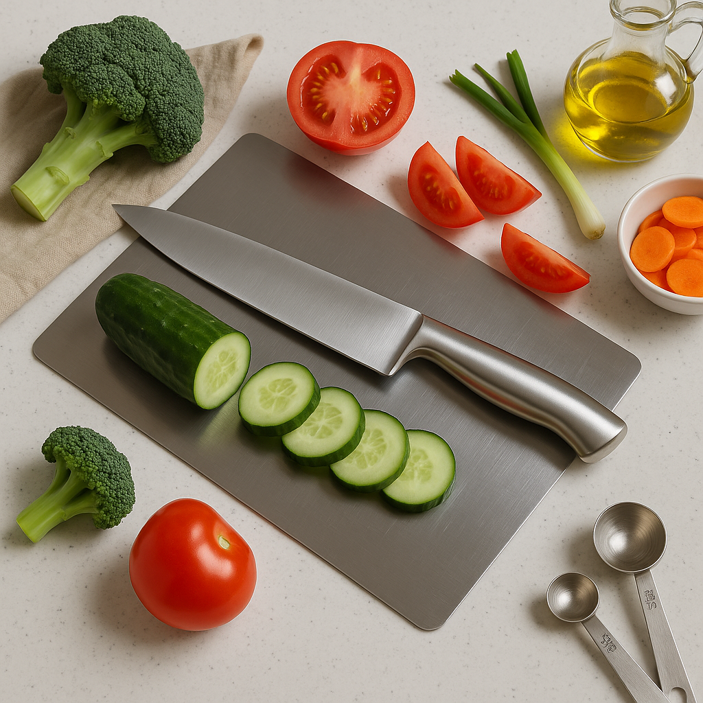 테르헨 316 스테인레스 도마 28x20cm, 평판형