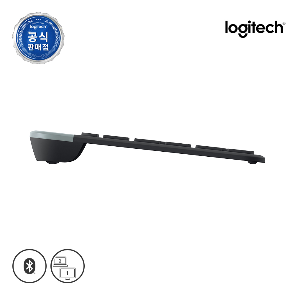 로지텍 코리아 K580 슬림 블루투스 무선 키보드 시크 블랙, 팬터그래프(Pantograph) 이미지 3