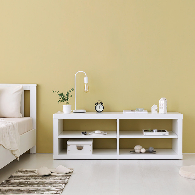 STANDOT TV스탠드 14040H50 1400x400x500mm, 2단, 화이트 1907.6188 - 상세 이미지 5