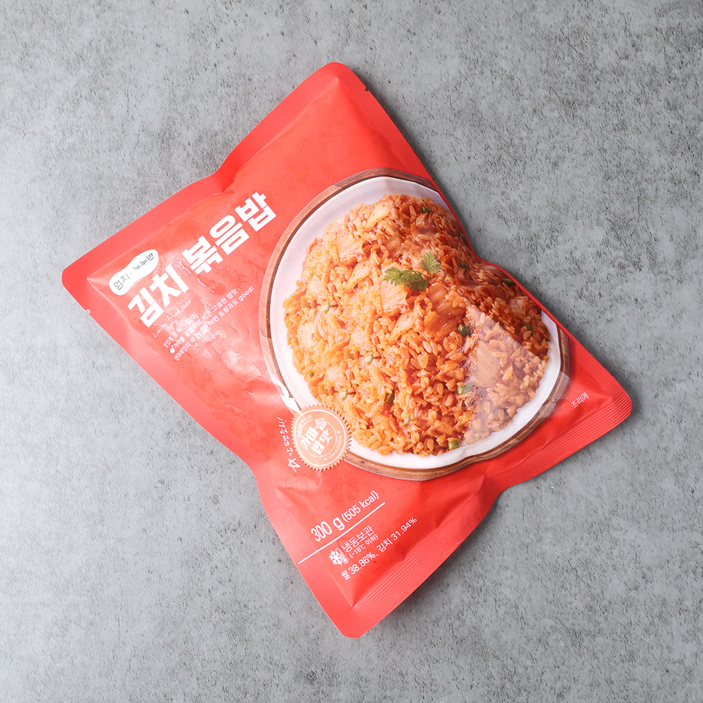 엄지 냉동 김치볶음밥 업소용 300g x 30개 즉석볶음밥 간편식 - 상품 이미지