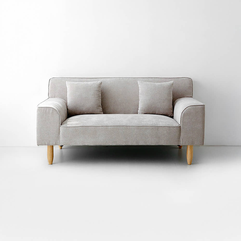 티볼리 패브릭 소파 2인 1645 스툴미포함, 베이지 9668.8457, 2인용