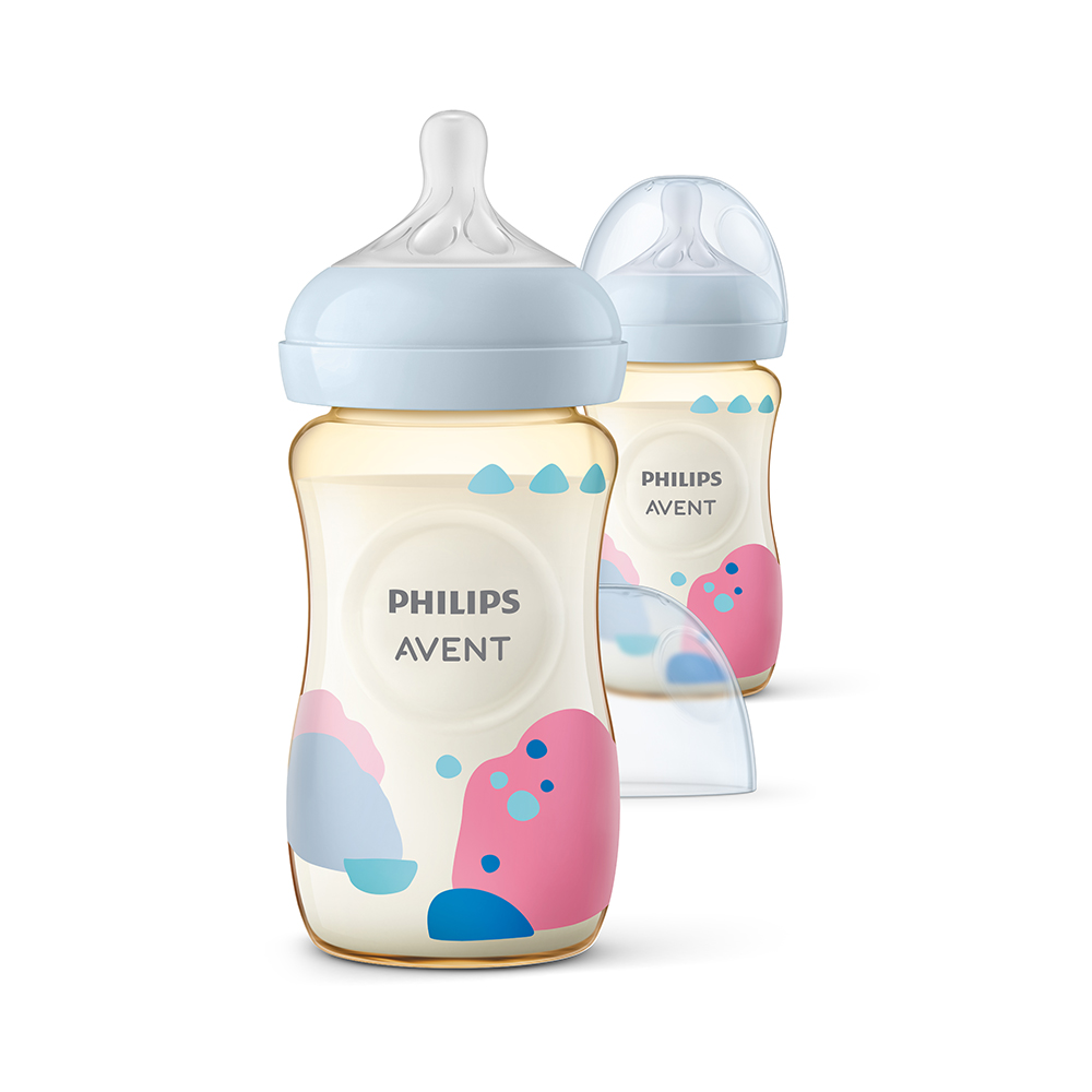 필립스아벤트 배앓이방지 아기편한 PPSU 젖병 260ml 4P (1m+ 젖꼭지 포함)